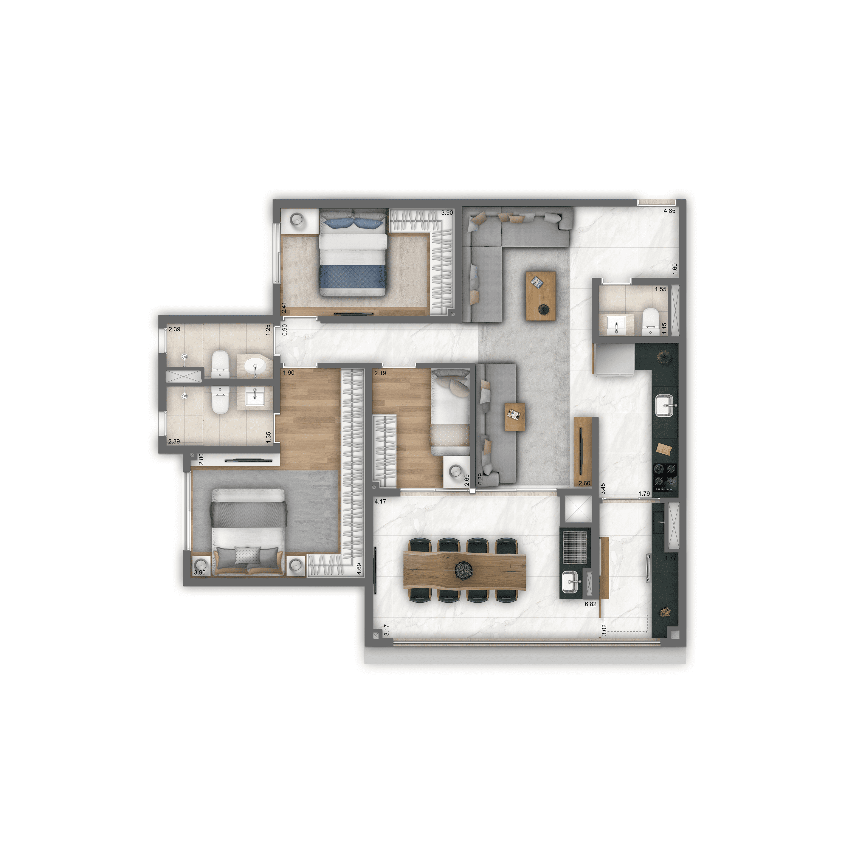 Padrão 100m²
