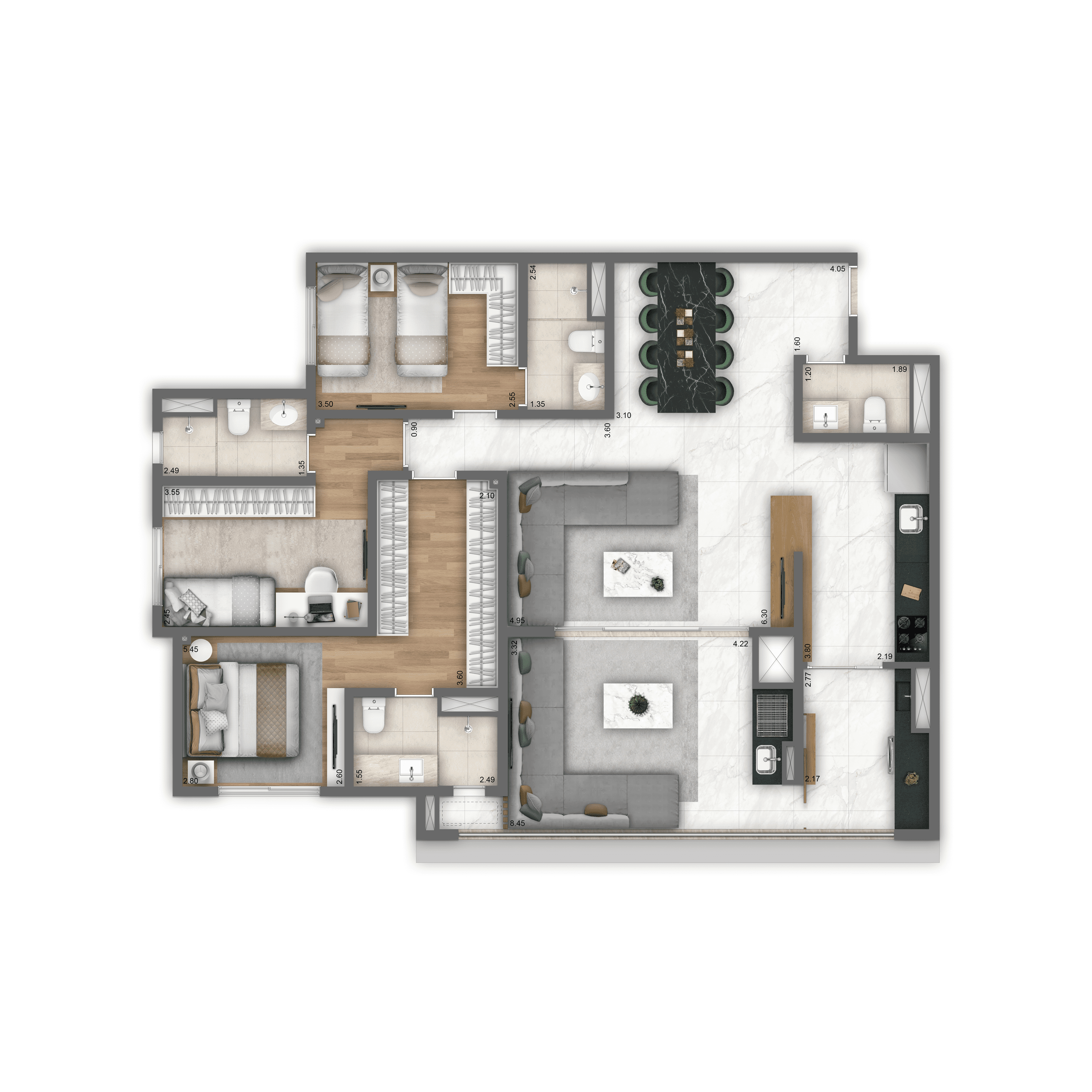 Padrão 120m²