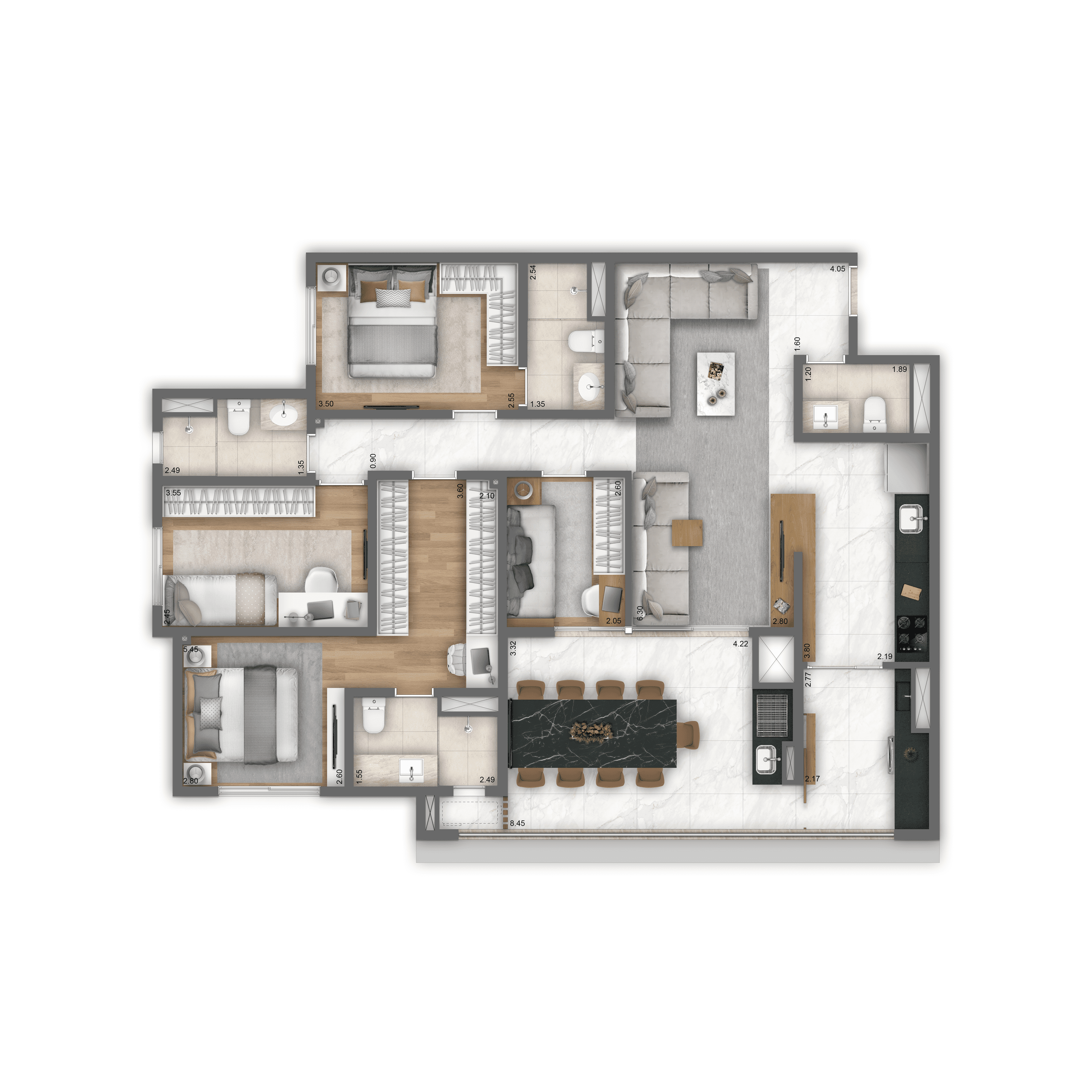 Opção 120m²