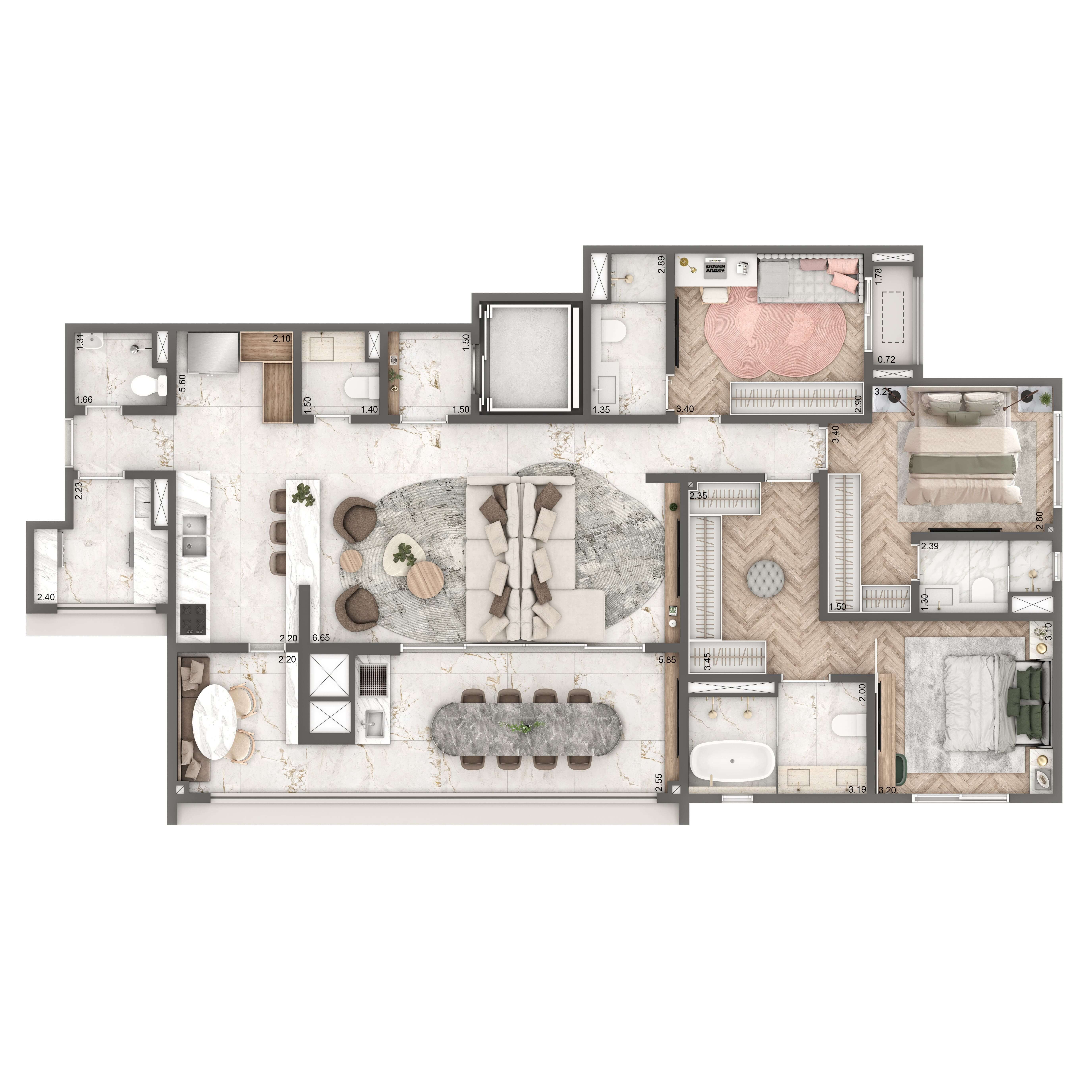 Padrão 146m²