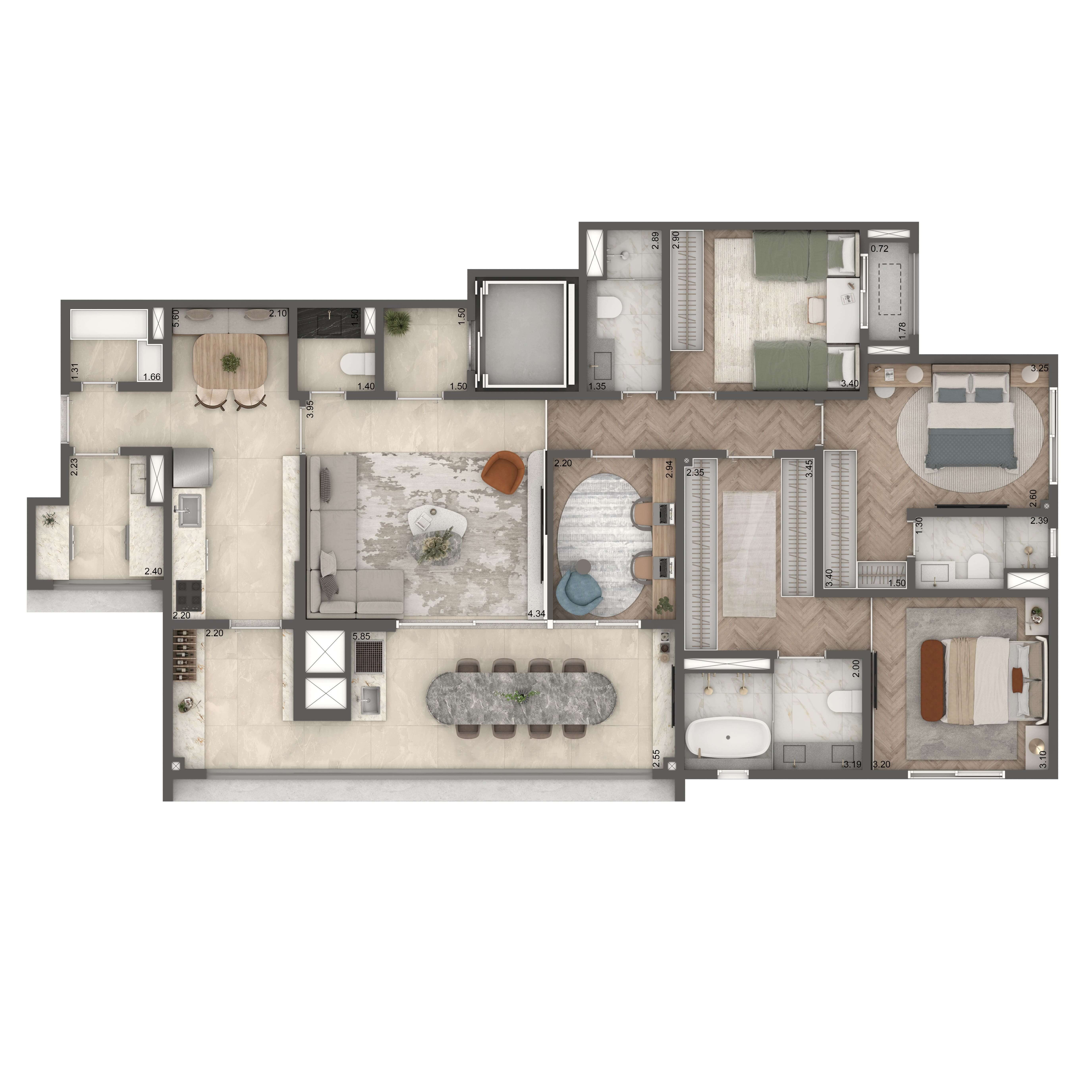 Opção 05 146m²