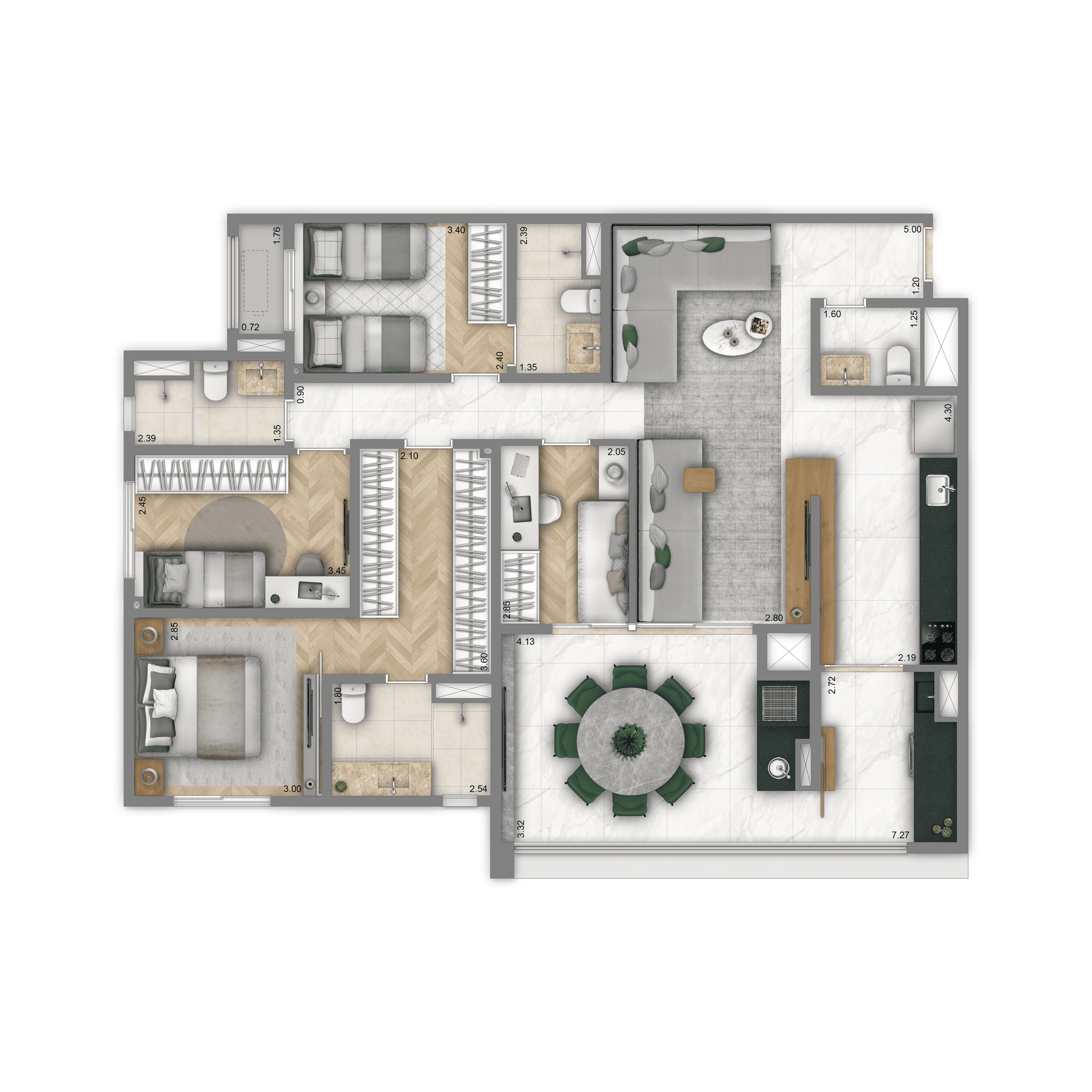 Opção 125m²