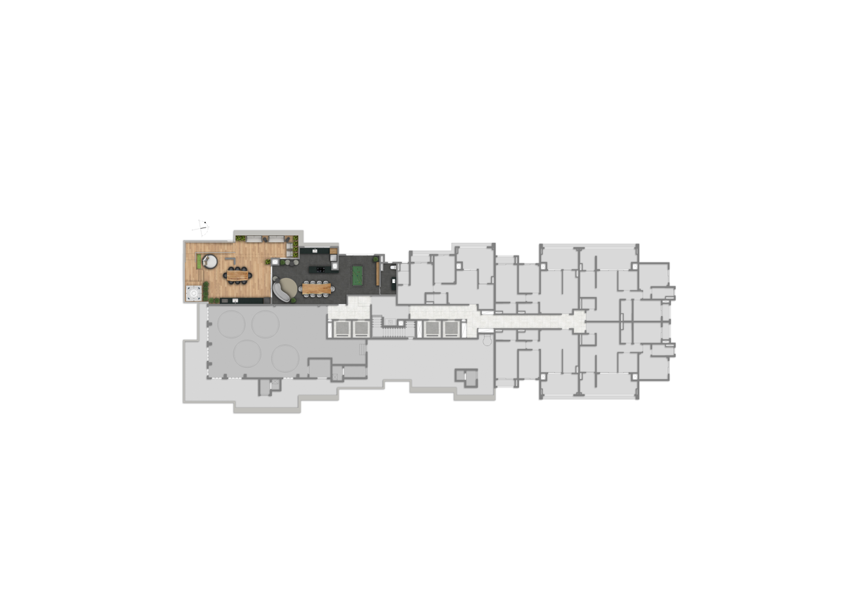 Implantação rooftop