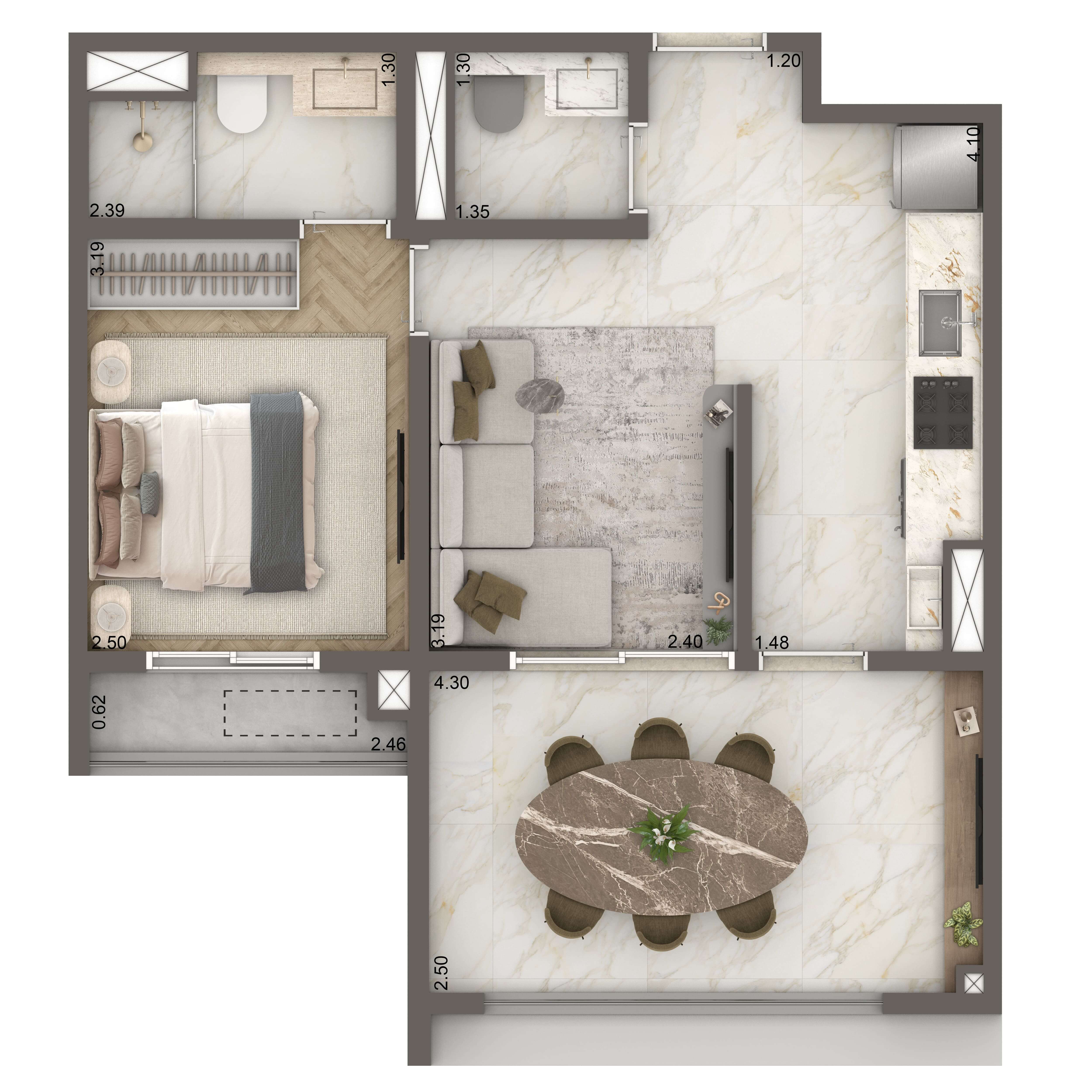 Padrão 48m²